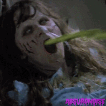 The Exorcist Horror Gif By Absurdnoise Find Share On Giphy