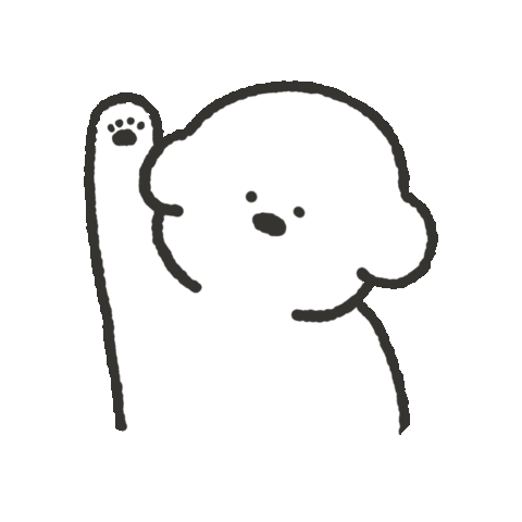 Puppy Hello Sticker