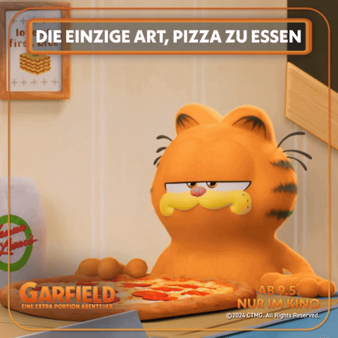 Cat Pizza GIF by Sony Pictures Germany