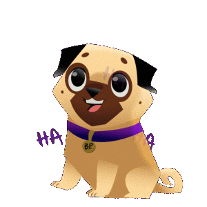 Dog Lol Sticker by Bad Pug