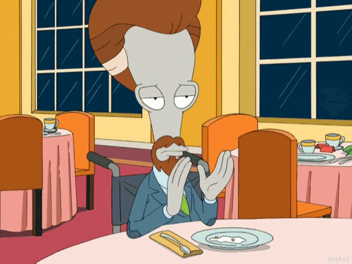 american dad roger elbow drop
