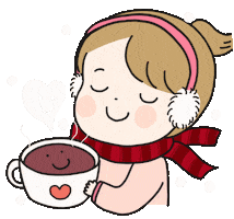 Snow Day Coffee Sticker by 大姚Dayao