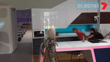 Big Brother Running GIF by Big Brother Australia