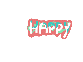 Happy Sticker
