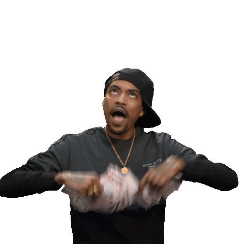 Money Rapper Sticker by PowNed