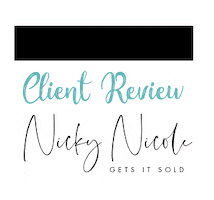 Real Estate Sticker by Nicky Nicole Gets It Sold