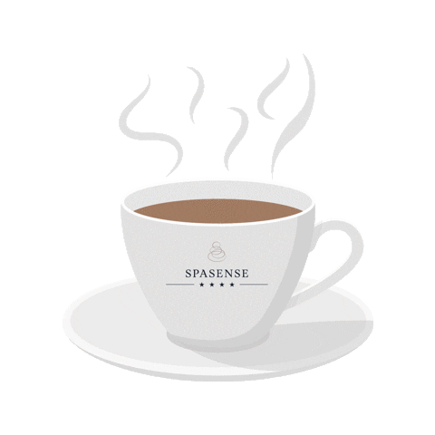 Hot Coffee Sticker by SpaSense