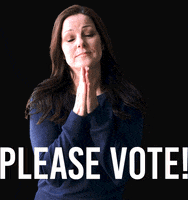 Vote Please GIF by RuthieHenshall