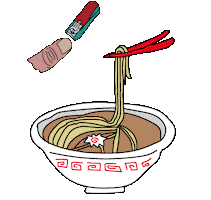 Ramen Wassi Sticker