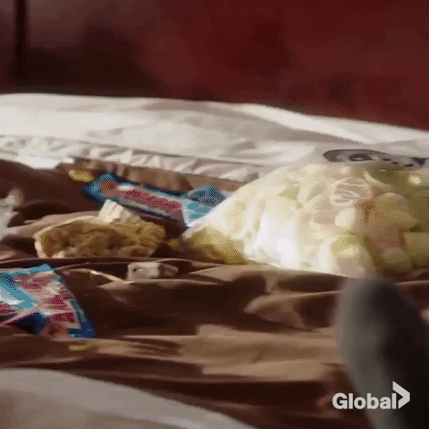 the good place eating GIF by globaltv