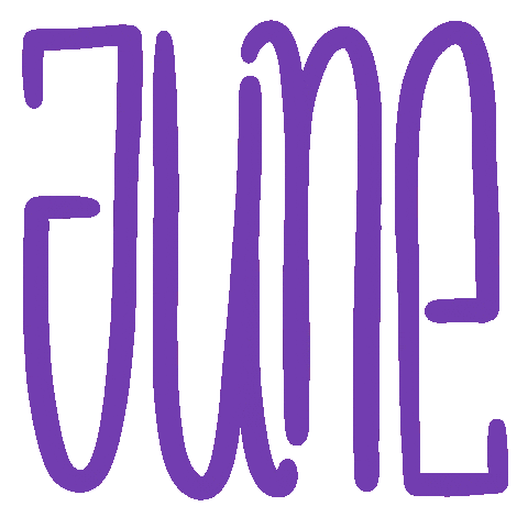 June Months Of The Year Sticker