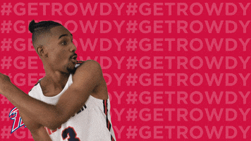 College Basketball Sport GIF by Rowdy the Roadrunner