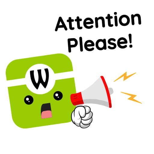 Attention Please Sticker by Wakuliner for iOS & Android | GIPHY