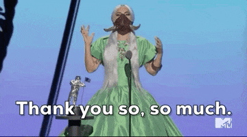 Lady Gaga Thank You GIF by 2020 MTV Video Music Awards