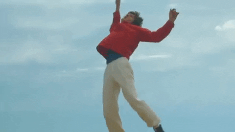 Happy Jump GIF by Frenchkiss Records - Find & Share on GIPHY