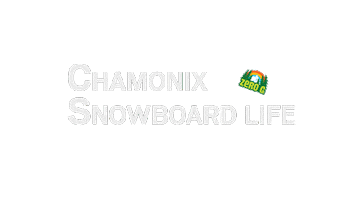Chamonix Mont Blanc Riding Sticker by Zero G Chamonix