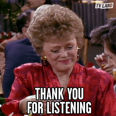 Thanks For Listening 🫡