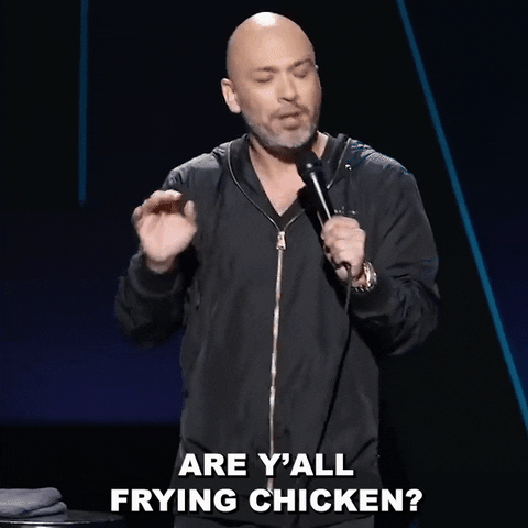 JoKoy food comedy chicken comedian GIF