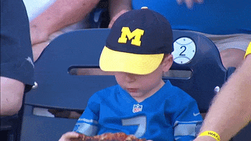 Detroit Lions Eating GIF by ESPN