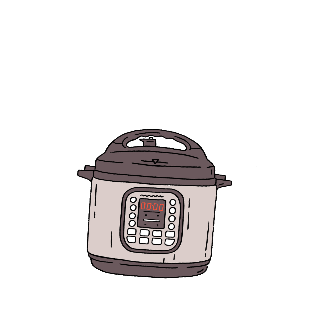 Pressure Cooker Steam Sticker by Tiller & Hatch for iOS & Android GIPHY