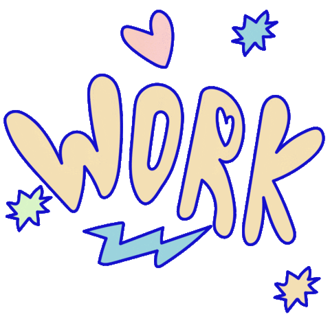 Work Working Sticker