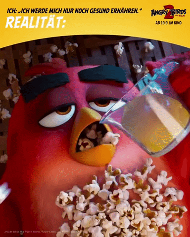 Angry Birds Popcorn GIF by Sony Pictures Entertainment Deutschland