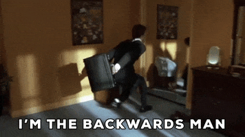 Tom Green Backwards Man GIF by Leroy Patterson