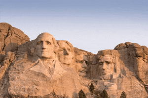 Mount Rushmore Thanksgiving GIF by South Dakota Tourism