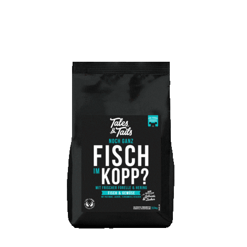 Dog Fish Sticker by Tales&Tails