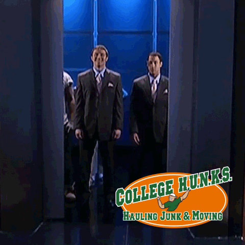 Television Entrance GIF by College Hunks Hauling Junk and Moving