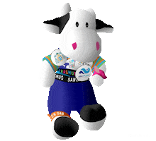3D Cow Sticker by ESN Oviedo