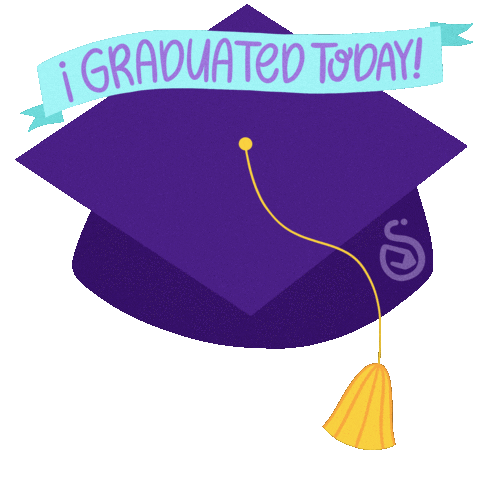 Graduation Sticker by hannah young