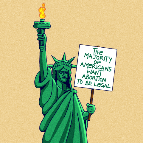 The majority of Americans want abortion to be legal