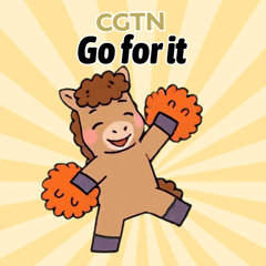 Go For It GIF by CGTN V-Studio