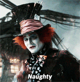 naughty through the looking glass GIF
