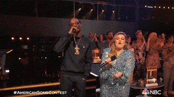 Excited Kelly Clarkson GIF by NBC