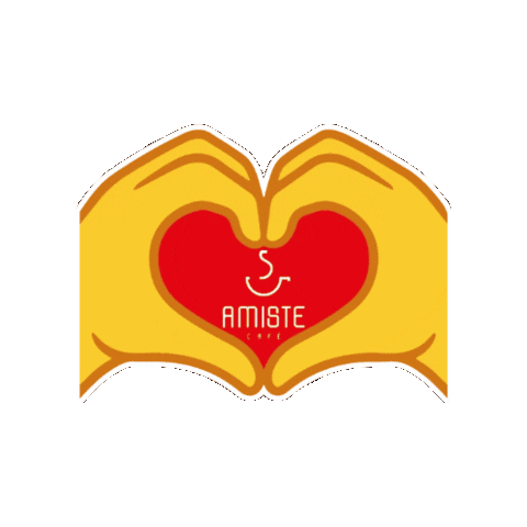 Amiste Café Sticker