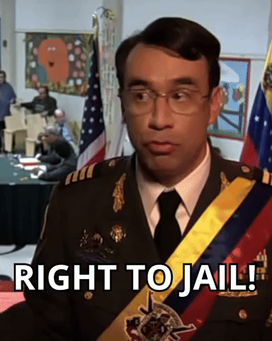 Right To Jail, Right Away!