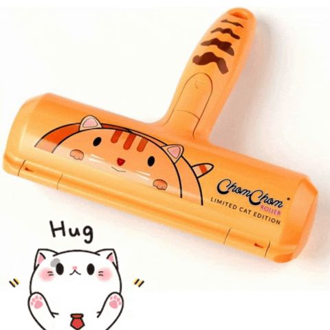Cat Hug Thank You GIF by ChomChom Roller