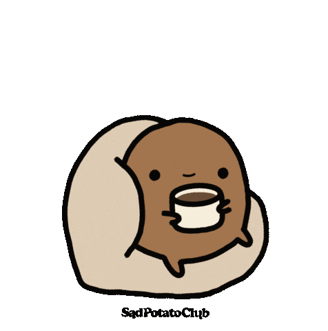 Coffee Love Sticker by Sad Potato Club