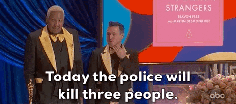 Travon Free Police GIF by The Academy Awards - Find & Share on GIPHY