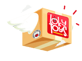 Delivery Sticker by Lokytoys