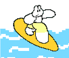 Surfing 海 Sticker