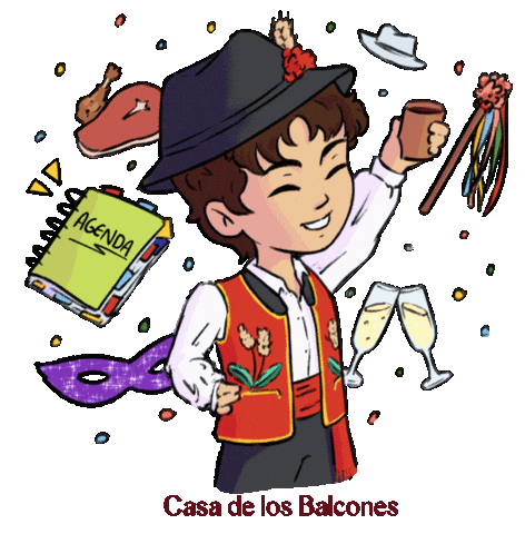 Islas Canarias Party Sticker by La Casa de Los Balcones