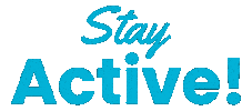 Stay Active Sticker