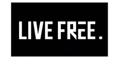 Live Free Community Fitness Sticker