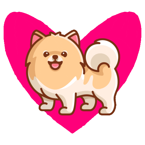 Dog Love Sticker
