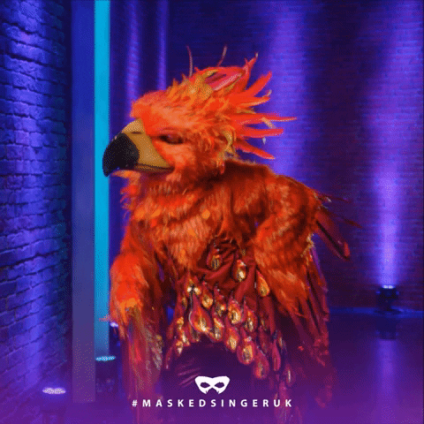 Bird Singing GIF by The Masked Singer UK & The Masked Dancer UK