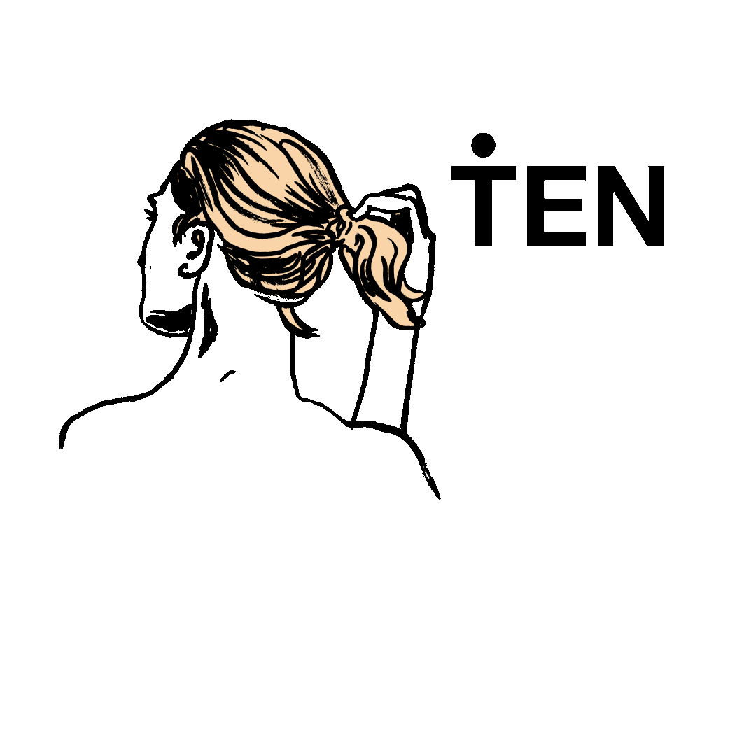 Ten Sticker by TENsalon