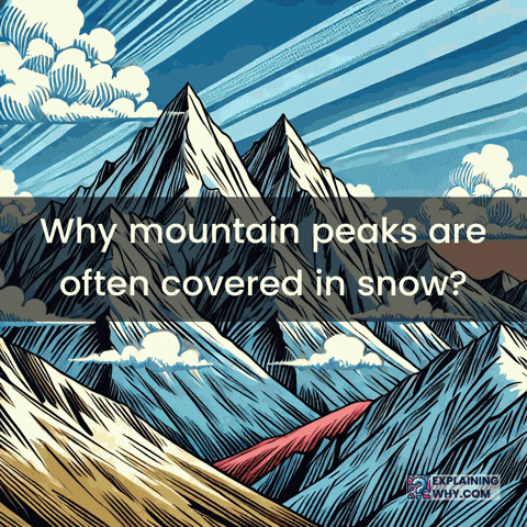 Mountain Peaks Snowfall GIF by ExplainingWhy.com